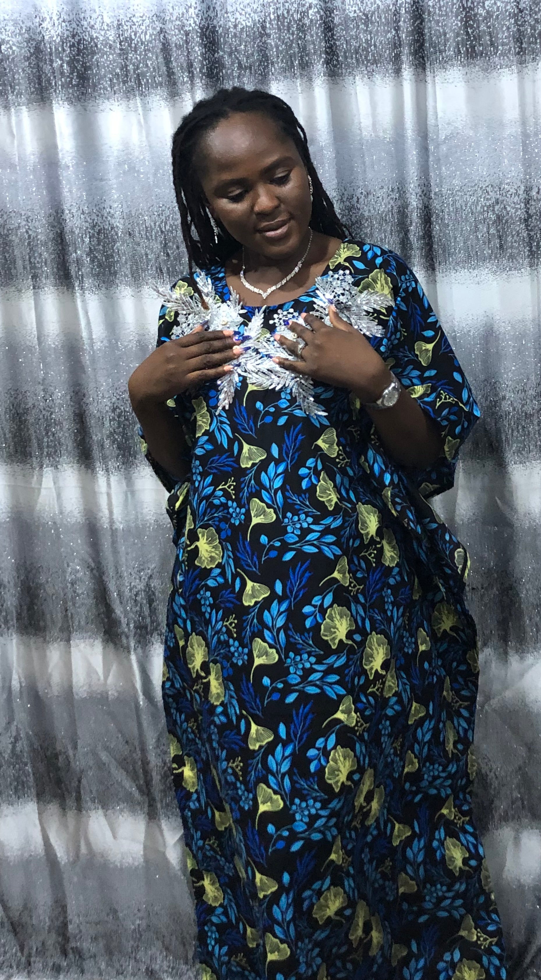 African Print Kaftan Dress, Moroccan bubu Kaftans, Nigerian Bubu, Moo-Moo Dress, Ankara Kaftans.