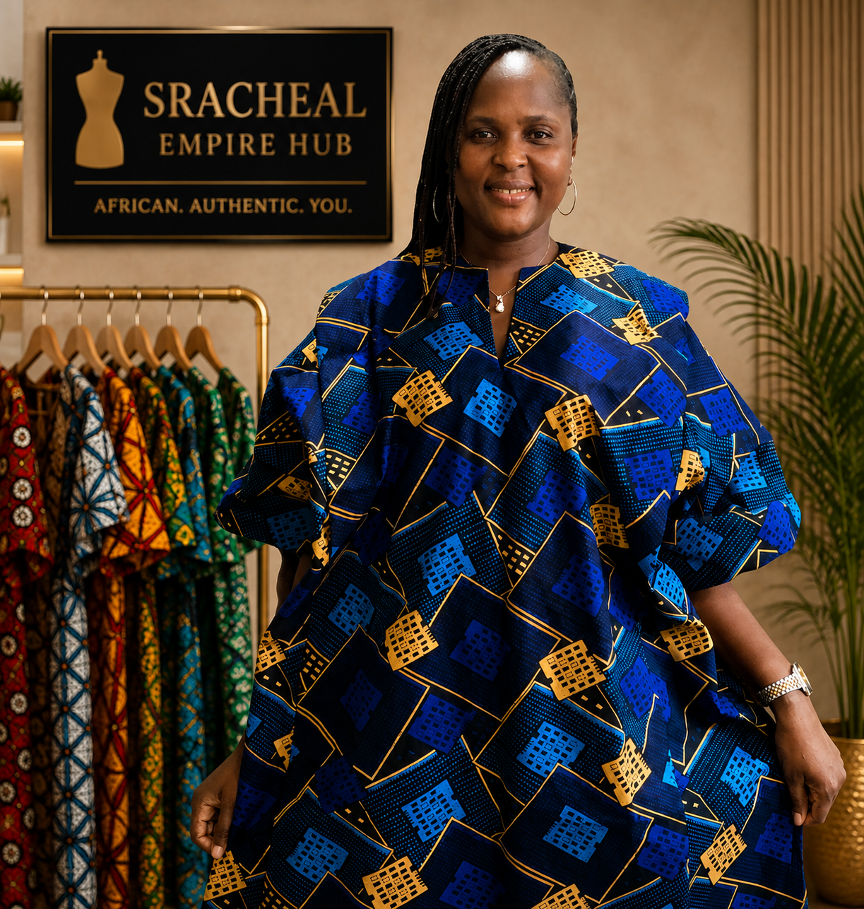Ankara Bubu Dress – African Print Kaftan Maxi Gown, Loose Fit Traditional Style. Ankara Boubou Kaftan Dress: African Print Bubu, One Size Fits Most