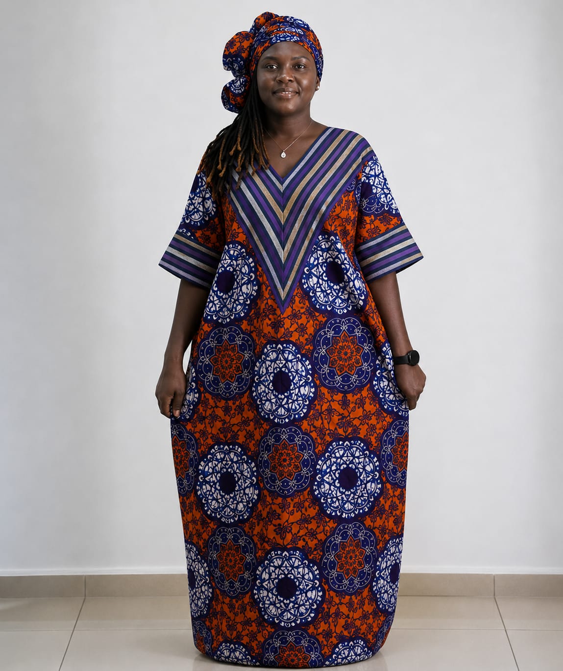 Ankara+Aso Oke Bubu. Cotton Ankara with Aso Oke free gown. African Print Kaftan Dress, Moroccan bubu Kaftans, Nigerian Bubu, Moo-Moo Dress, Ankara Kaftans.