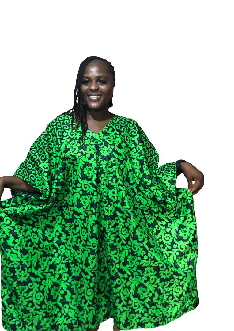 African Print Kaftan Dress, Moroccan bubu Kaftans, Nigerian Bubu, Moo-Moo Dress, Ankara Kaftans. (Short/knee Length)