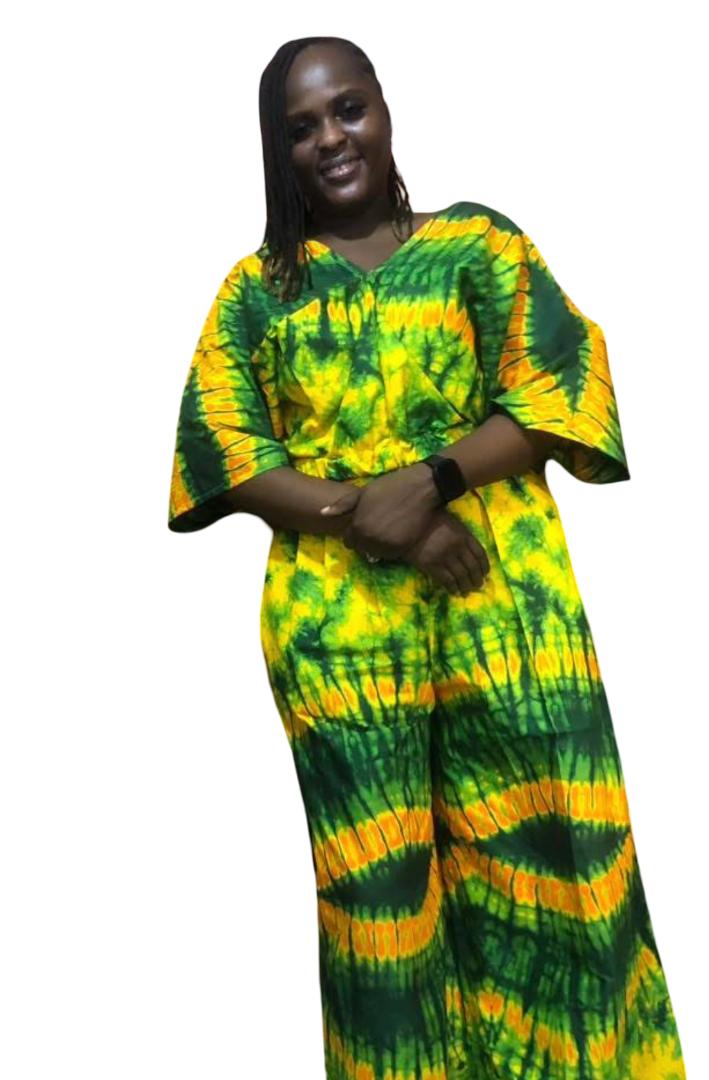 Ankara Two Piece Set: African Print Crop Top & Wide Leg Pants      Ankara two piece set, African print pants, Ankara crop top and pants, African print tops, Ankara wide leg pants, Ankara palazzo pant and top
