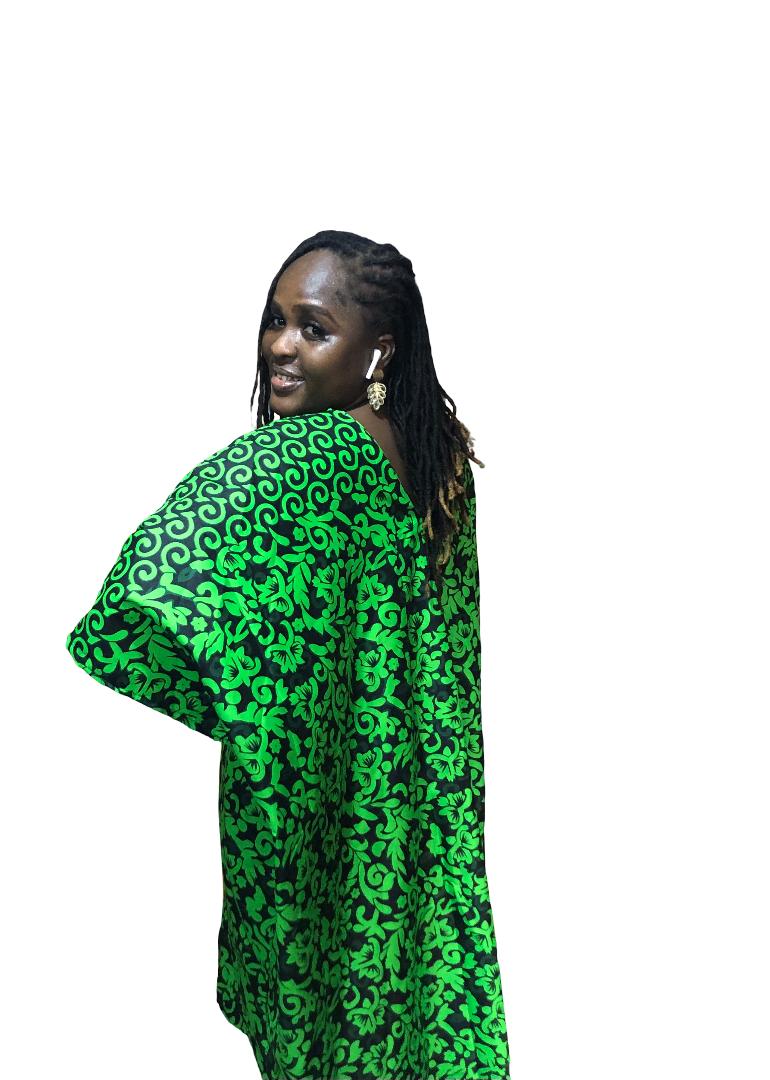 African Print Kaftan Dress, Moroccan bubu Kaftans, Nigerian Bubu, Moo-Moo Dress, Ankara Kaftans. (Short/knee Length)