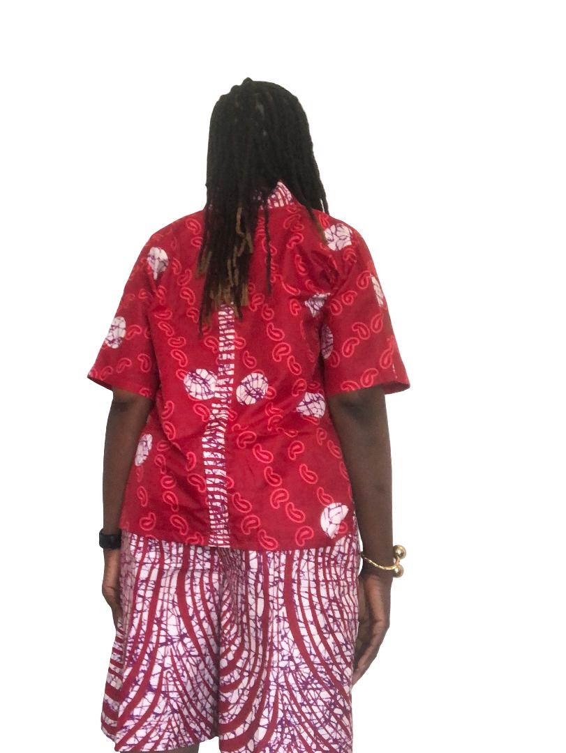 African Women's Crop Top and Pants, Ankara 2 Piece Set Casual Outfits. Ankara Crop Top, Ankara Pants, 2 Piece Party Outfit, Shorts, Ankara Trouser, Gift for Her, African Print Pants, Ankara Crop Top and Pants, Ankara Knee Length Pants and Crop Top