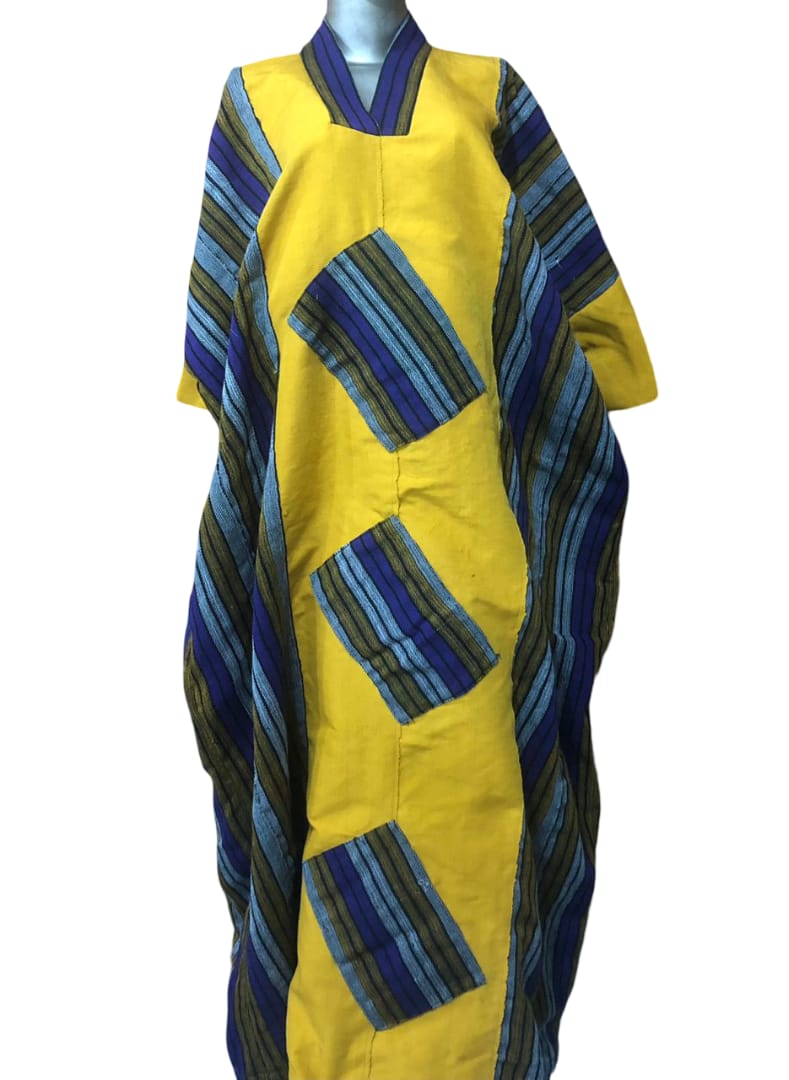 Aso Oke Bubu / Moo moo Handmade African Print 018