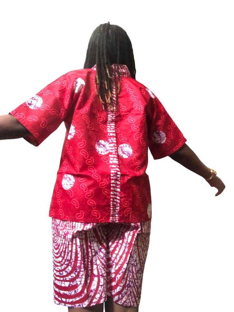 African Women's Crop Top and Pants, Ankara 2 Piece Set Casual Outfits. Ankara Crop Top, Ankara Pants, 2 Piece Party Outfit, Shorts, Ankara Trouser, Gift for Her, African Print Pants, Ankara Crop Top and Pants, Ankara Knee Length Pants and Crop Top
