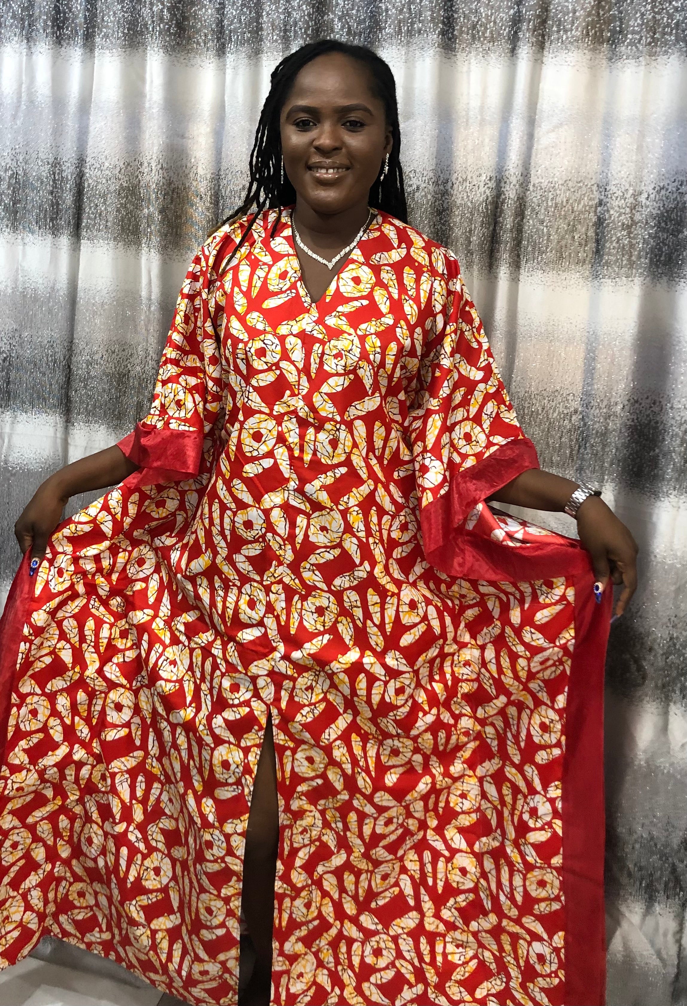 African Print Kaftan Dress, Moroccan bubu Kaftans, Nigerian Bubu, Moo-Moo Dress, Ankara Kaftans.