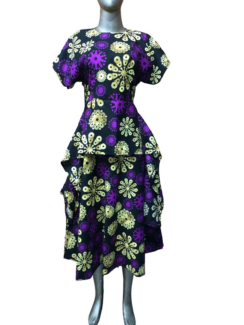 African Ankara Skirt and Top Set: Flare Skirt | African 2 Piece Set, Ankara Circular Skirt and Blouse Set, Women Outfit, African Tailored Suit, African Print 2 Piece Set | African Print Top and Flare Skirt, Ankara Skirt, Africa-Themed Party Outfit