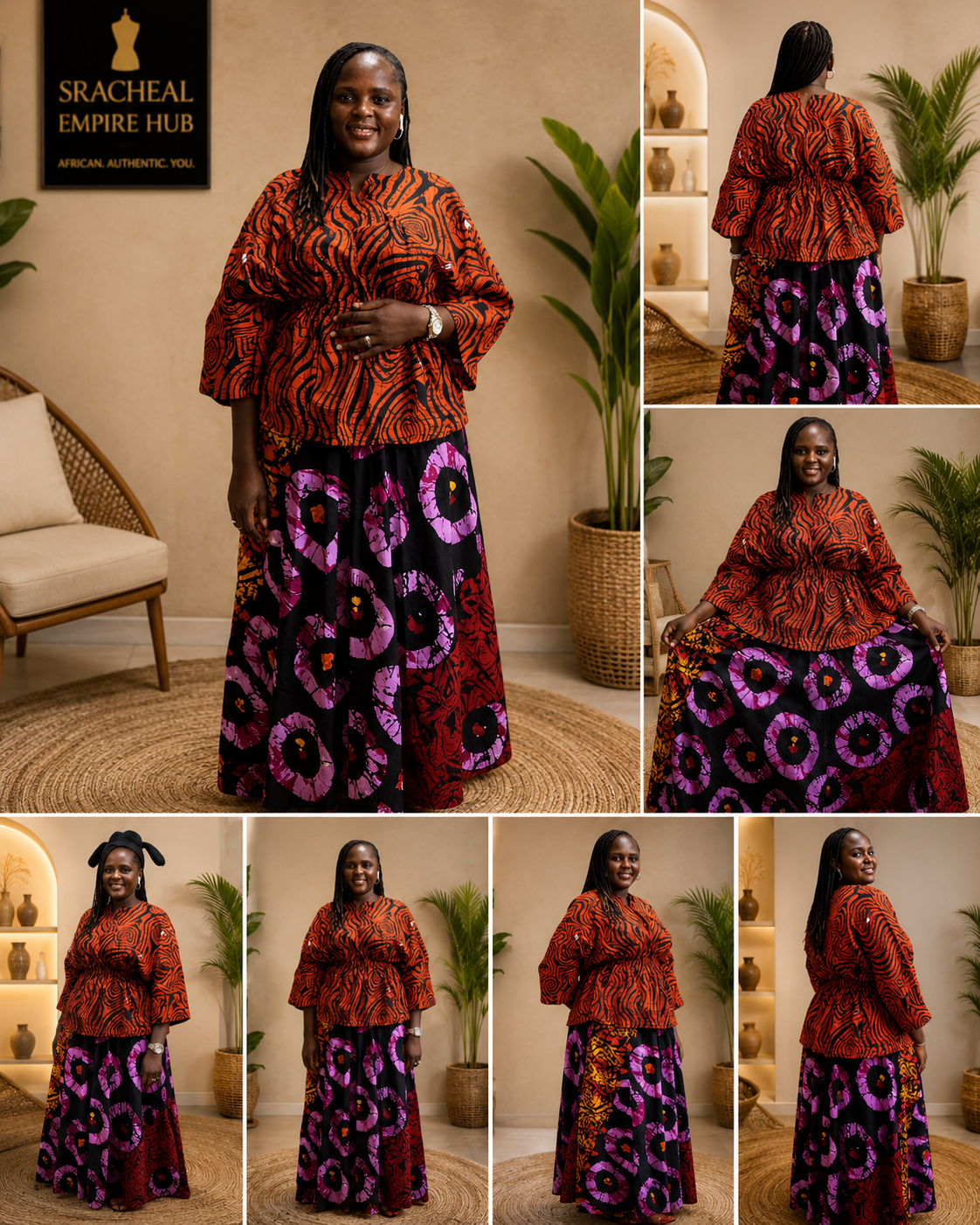 African Ankara Skirt and Top Set: Flare Skirt | African 2 Piece Set, Ankara Circular Skirt and Blouse Set, Women Outfit, African Tailored Suit, African Print 2 Piece Set | African Print Top and Flare Skirt, Ankara Skirt, Africa-Themed Party Outfit