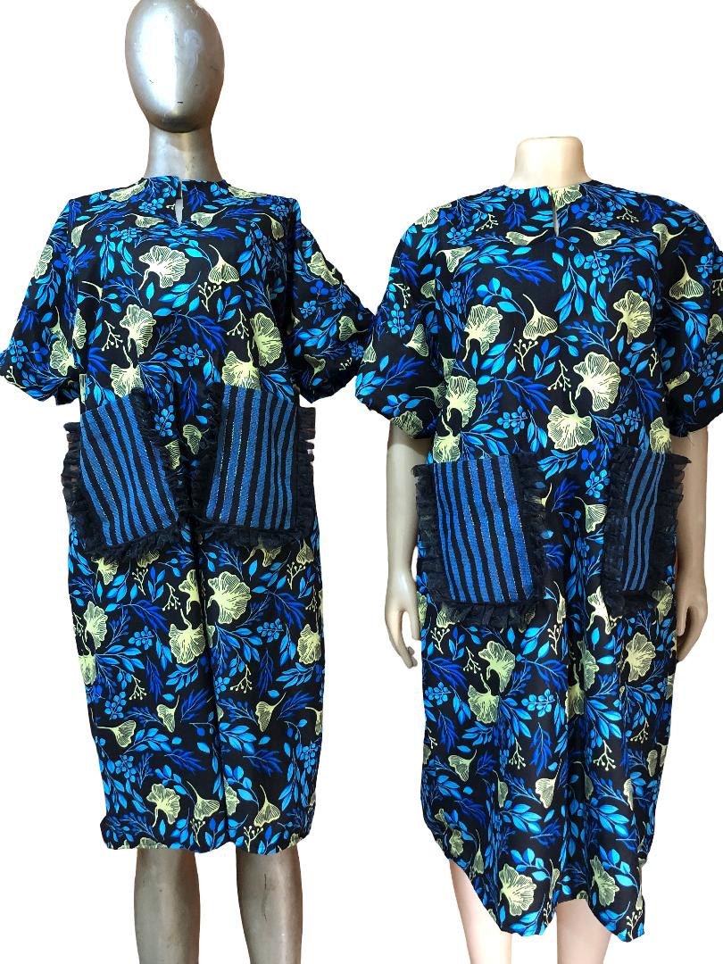 African Print Kaftan Dress, Moroccan bubu Kaftans, Nigerian Bubu, Moo-Moo Dress, Ankara Kaftans. (Short/knee Length)