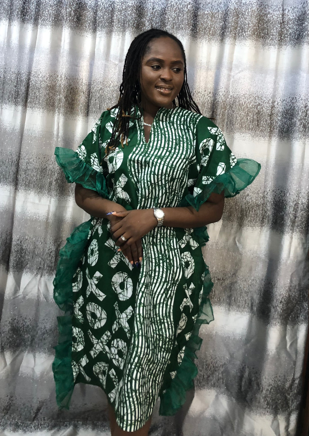 African Print Kaftan Dress, Moroccan bubu Kaftans, Nigerian Bubu, Moo-Moo Dress, Ankara Kaftans. (Short/knee Length)