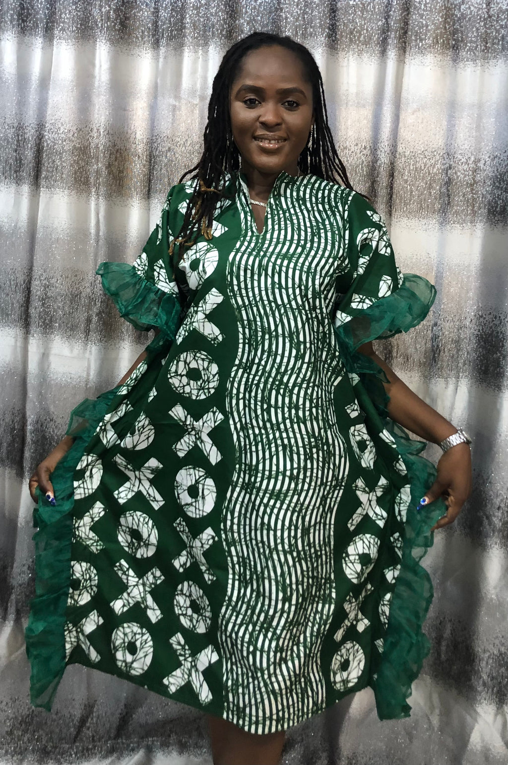 African Print Kaftan Dress, Moroccan bubu Kaftans, Nigerian Bubu, Moo-Moo Dress, Ankara Kaftans. (Short/knee Length)