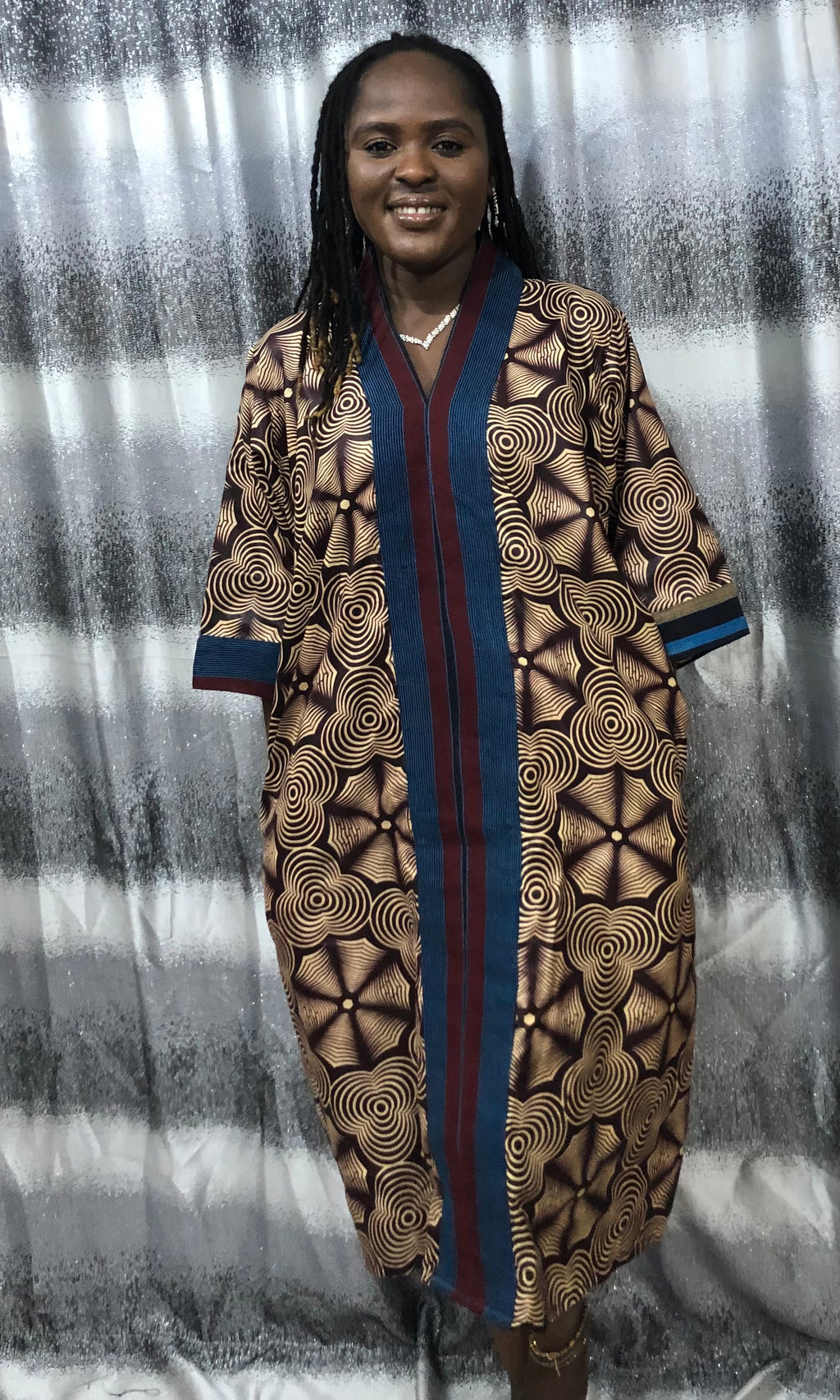 African Print Kaftan Dress, Moroccan bubu Kaftans, Nigerian Bubu, Moo-Moo Dress, Ankara Kaftans. (Short/knee Length)