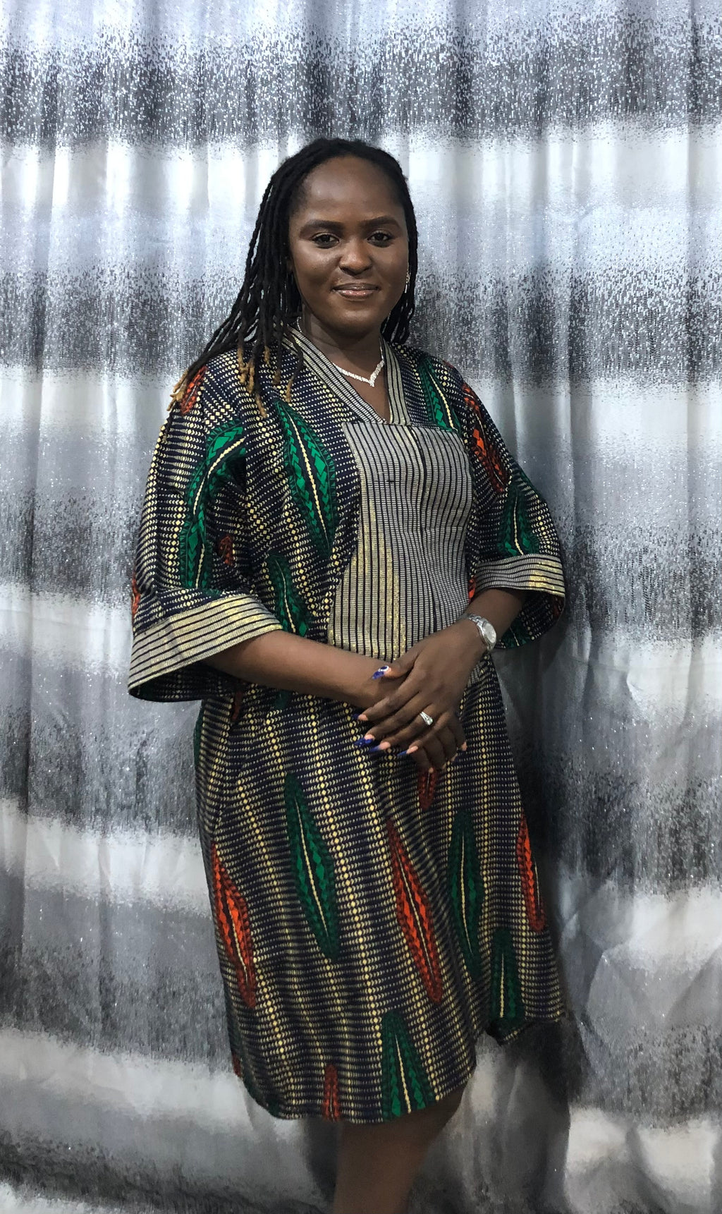 African Print Kaftan Dress, Moroccan bubu Kaftans, Nigerian Bubu, Moo-Moo Dress, Ankara Kaftans. (Short/knee Length)