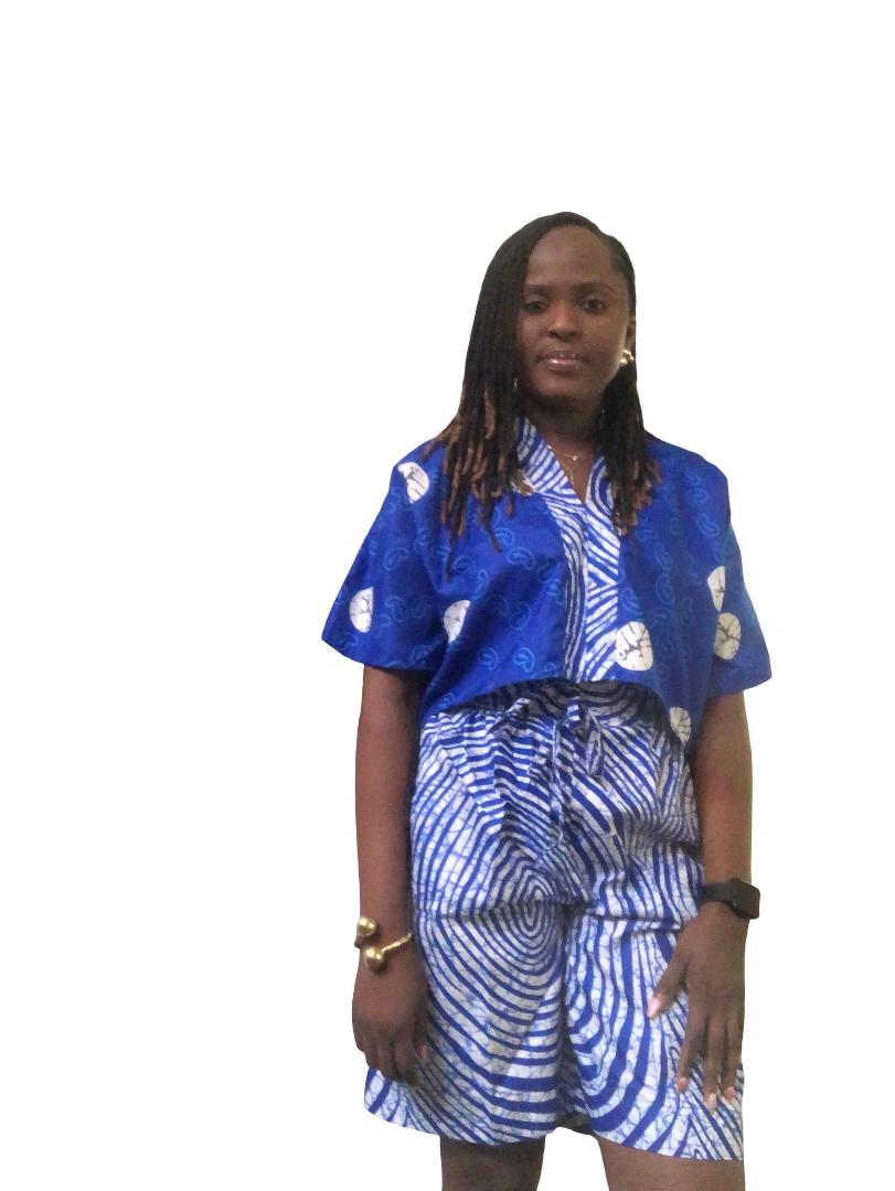 African Women's Crop Top and Pants, Ankara 2 Piece Set Casual Outfits. Ankara Crop Top, Ankara Pants, 2 Piece Party Outfit, Shorts, Ankara Trouser, Gift for Her, African Print Pants, Ankara Crop Top and Pants, Ankara Knee Length Pants and Crop Top