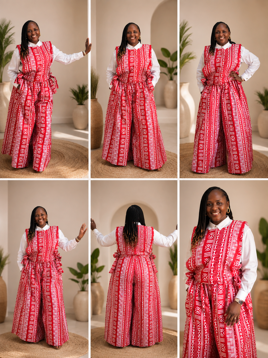 Ankara Two Piece Set: African Print Crop Top & Wide Leg Pants      Ankara two piece set, African print pants, Ankara crop top and pants, African print tops, Ankara wide leg pants, Ankara palazzo pant and top